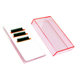 Eyelash Grafting Pallet with Cover, Dust-proof Acrylic Lash Tile holder